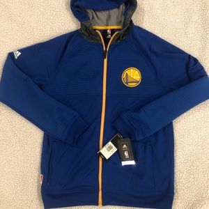 Adidas Boys XL Golden state warriors sweat shirt with hood